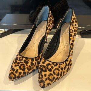 Alfani step n flex cheetah heels
